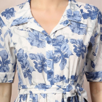 Floral Print Fit & Flare Maxi Dress